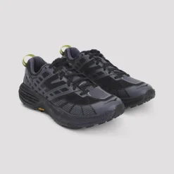 Svart Blekk Tekstil Sneakers