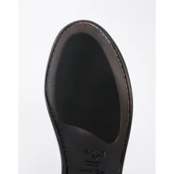 Svart Buffalo Skinn Loafer