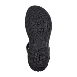 Svart Casual Åpne Flate Sandaler