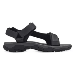 Svart Casual Åpne Flate Sandaler