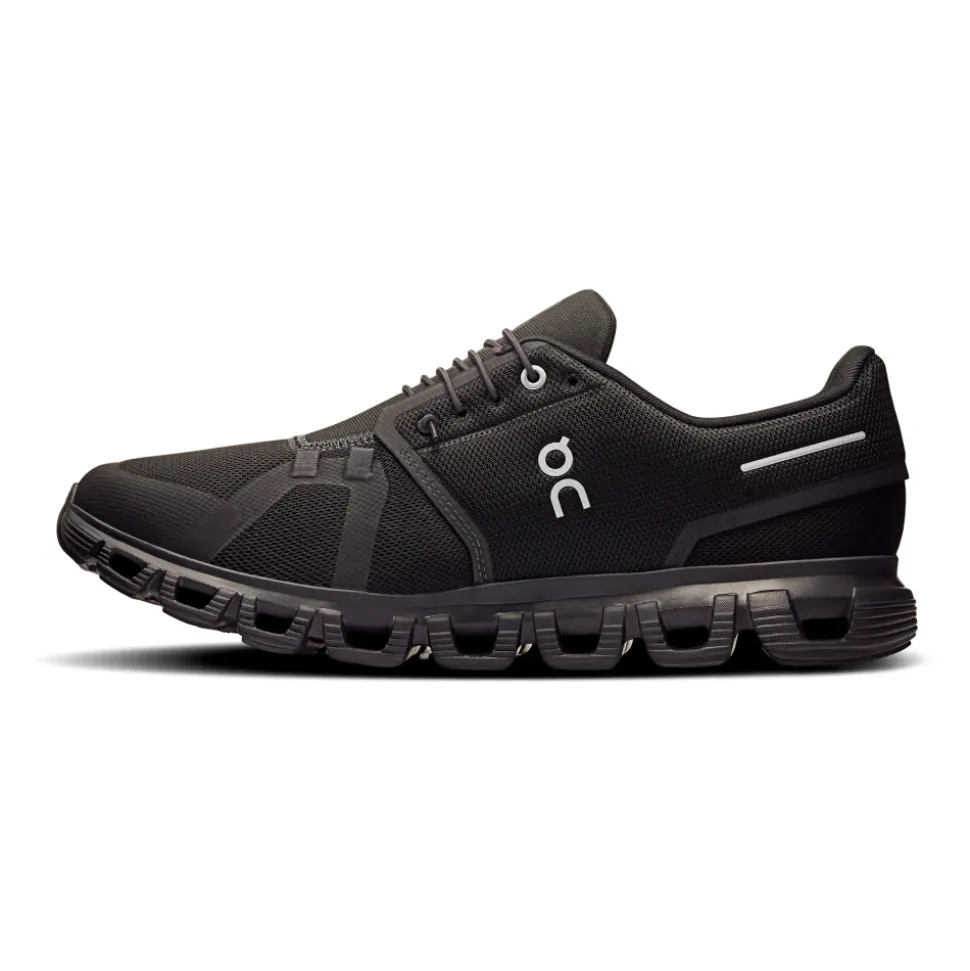 Svarte Cloud Sneakers Lettvekts Prestasjonssko