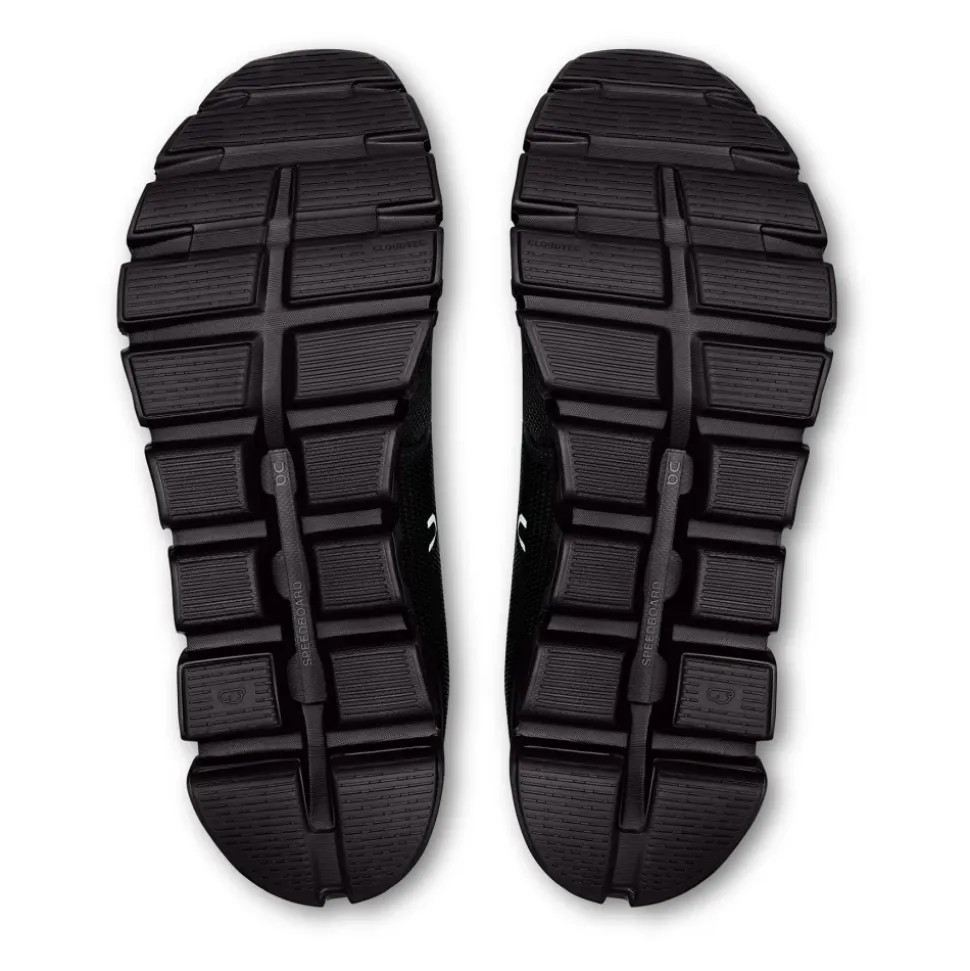 Svarte Cloud Sneakers Lettvekts Prestasjonssko