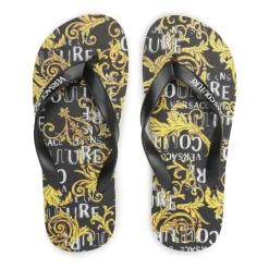 Svarte Flip Flops Stilig Modell