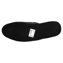 Svarte Imitert Pels Slip On Sko