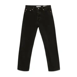 Svarte Klassiske Fem-Lommers Jeans