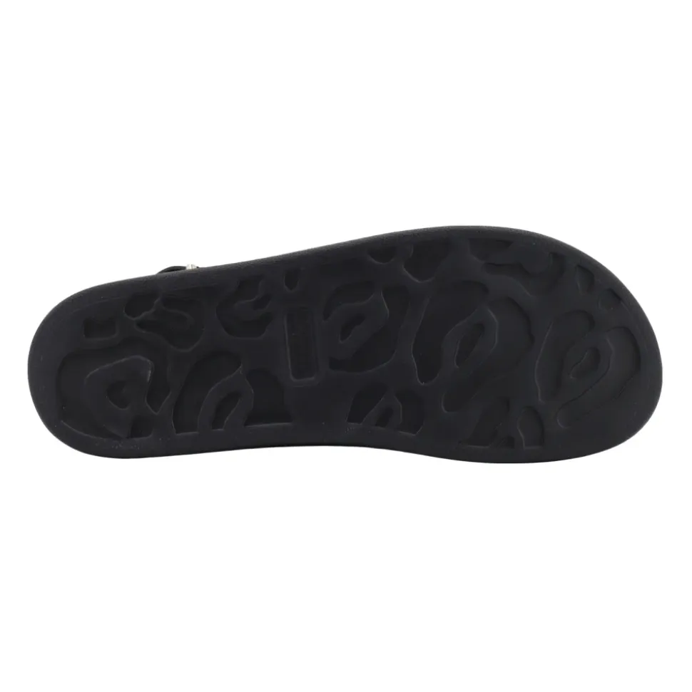 Svarte Sandaler med Justerbare Spenner