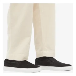 Svarte Semskede Slip-On Sneakers