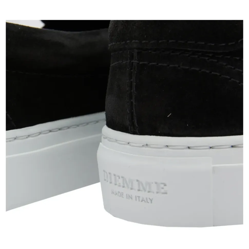 Svarte Semskede Slip-On Sneakers