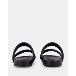 Svarte skinn sandaler