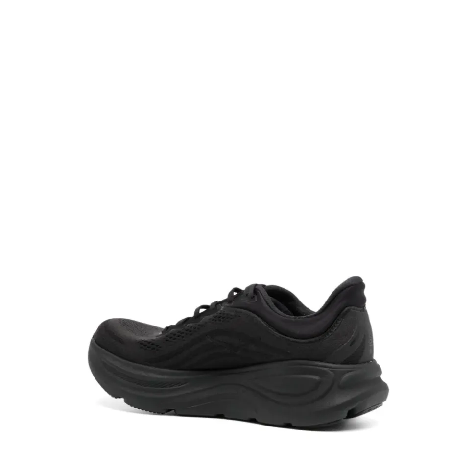 Svarte Sneakers med 3D Krage