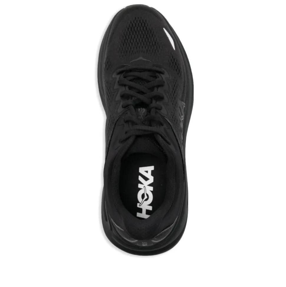 Svarte Sneakers med 3D Krage