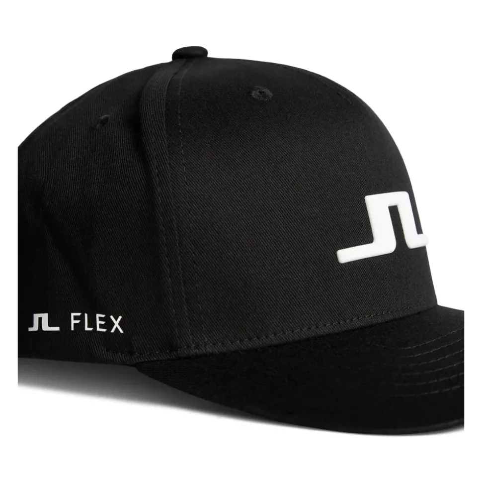Svart Flexfit Heath Cap med Logo