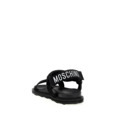 Svart Logo Sandal