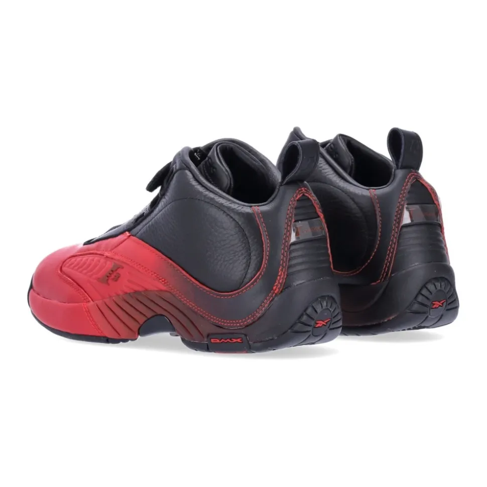 Svart/Rød Basketball Sneakers