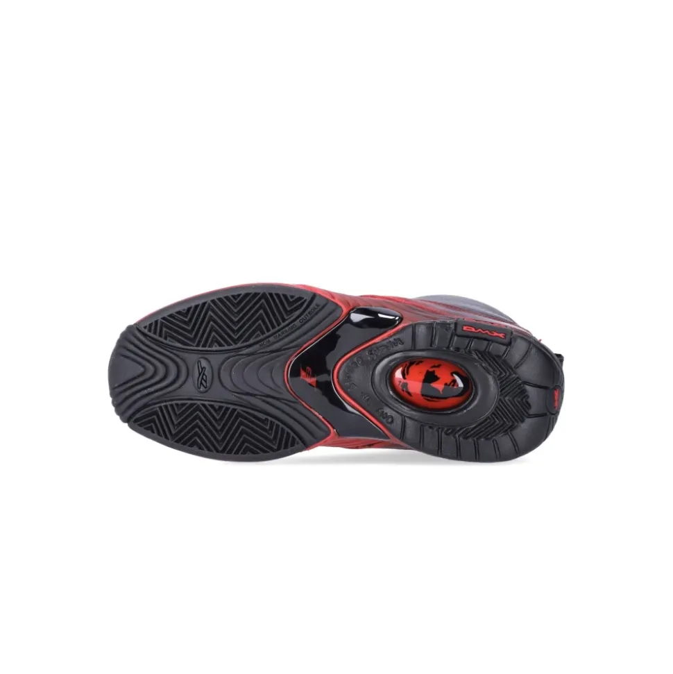Svart/Rød Basketball Sneakers
