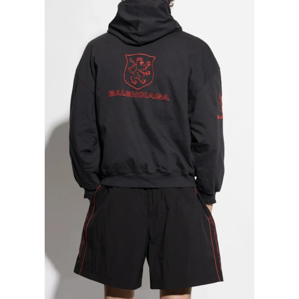 Sweatshirt med krøllete effekt