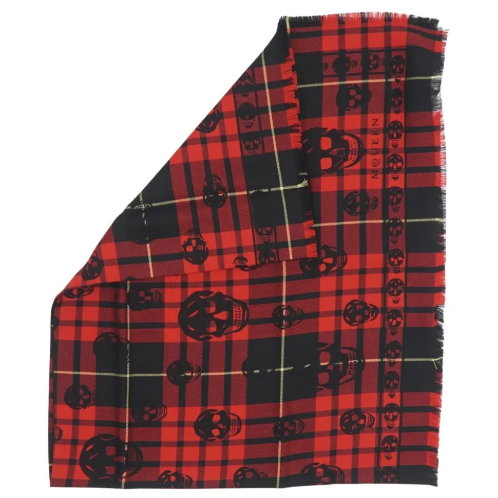 Tartan Skull Foulard Skjerf
