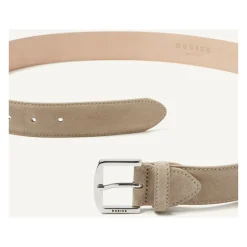 Taupe Semsket Belte for Menn