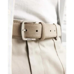 Taupe Semsket Belte for Menn