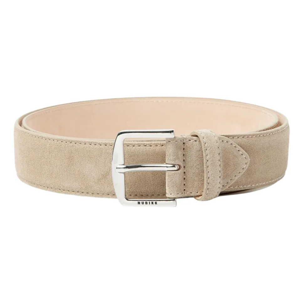 Taupe Semsket Belte for Menn