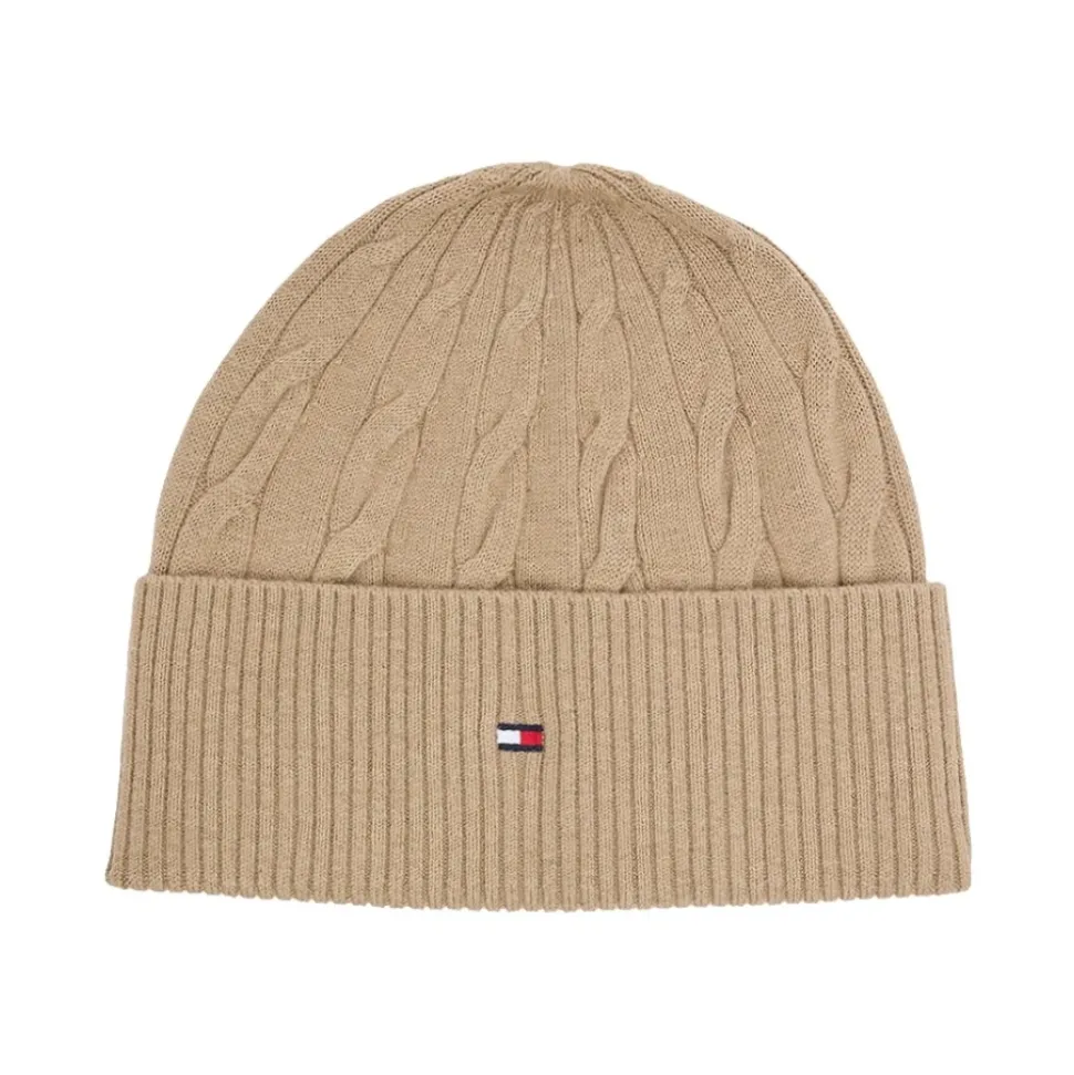 TH Flag Cable Knit Beanie
