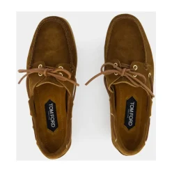 Tobakkbrun Semskede Loafers