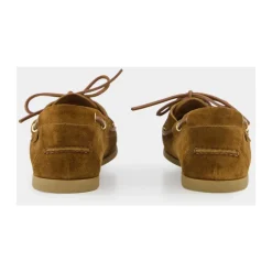Tobakkbrun Semskede Loafers
