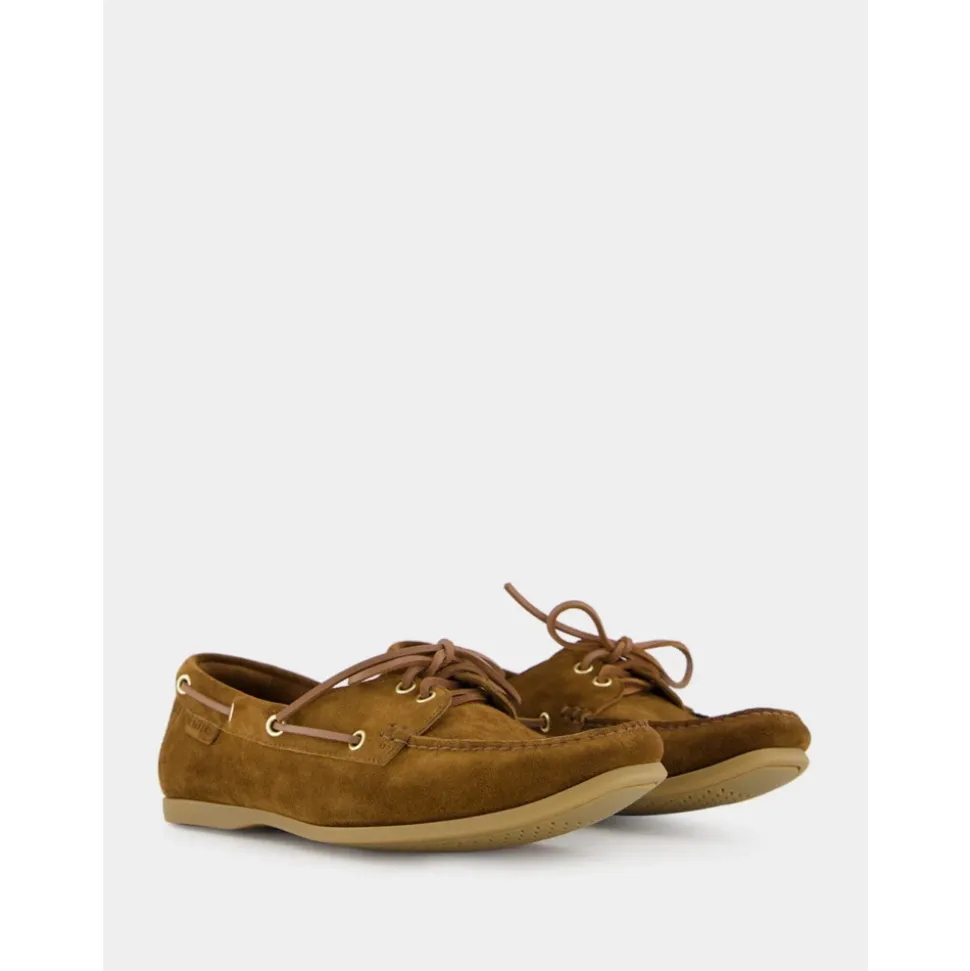 Tobakkbrun Semskede Loafers