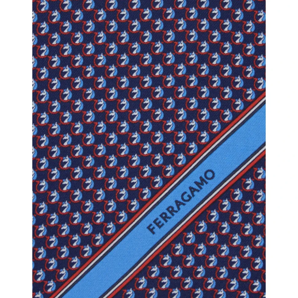 Trykket Silk-Twill Lommetørkle
