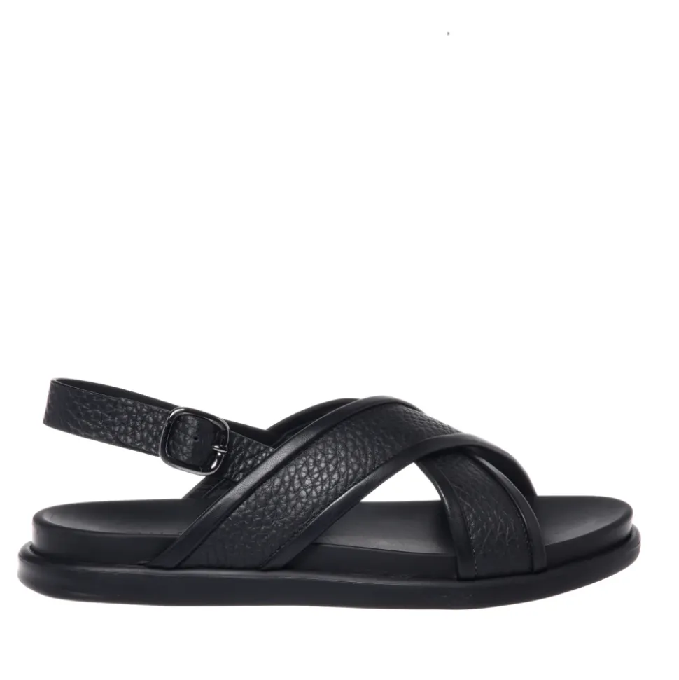 Tumbled Leather Sandal