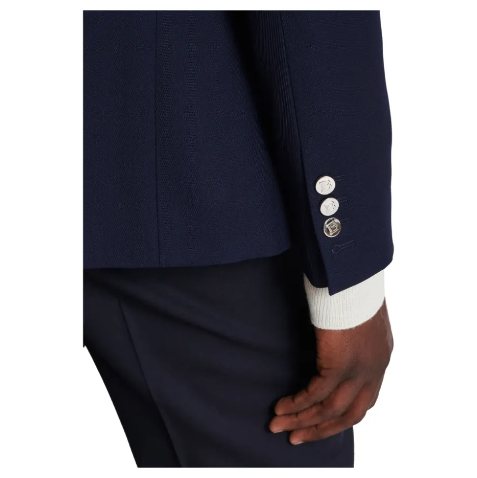 Twill-jakke med 6 knapper