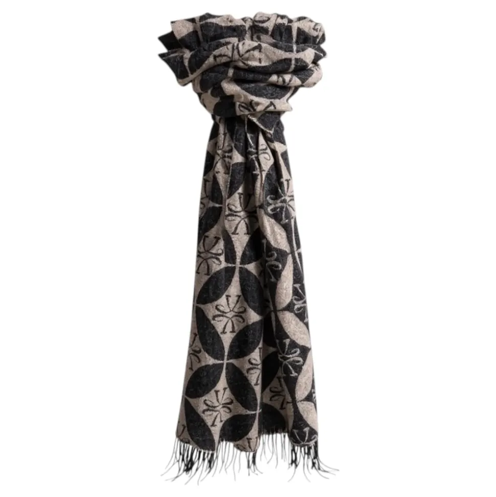 Ull-Kasjmir Jacquard Skjerf