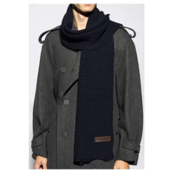 Ull Logo Patch Strikket Skjerf