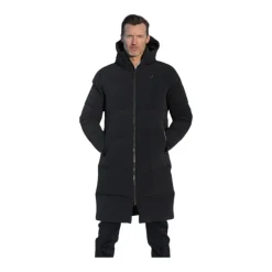 Ultra Varm Svart Parka Kåpe