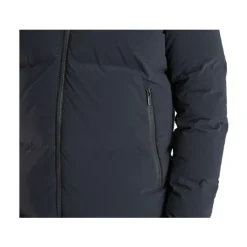 Ultra Varm Svart Parka Kåpe