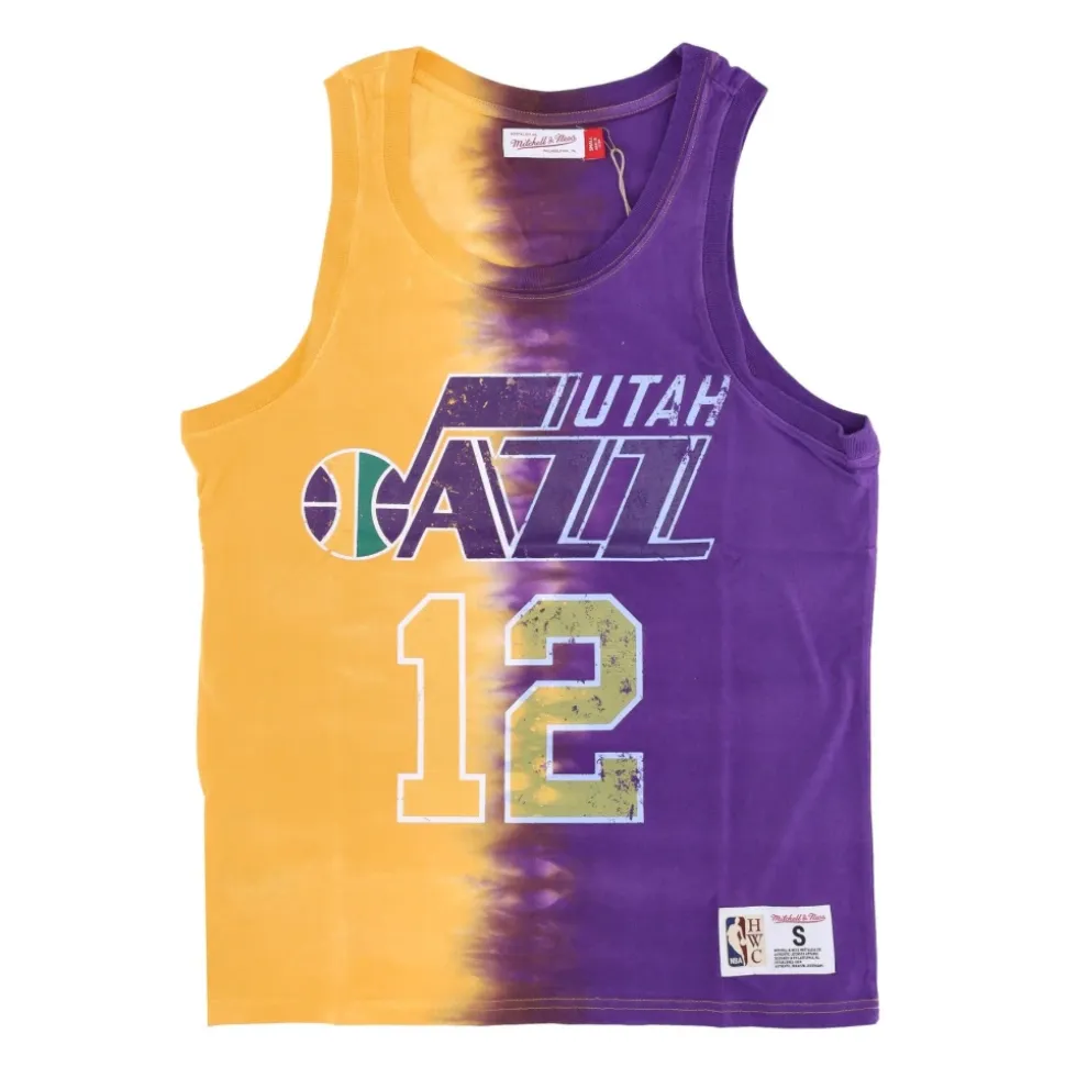 Utah Jazz Tie Dye Tank Top