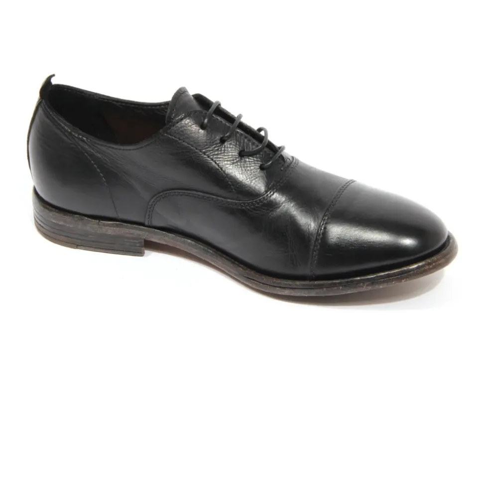 Vintage Lace-Up Shoes Capalbio Nero