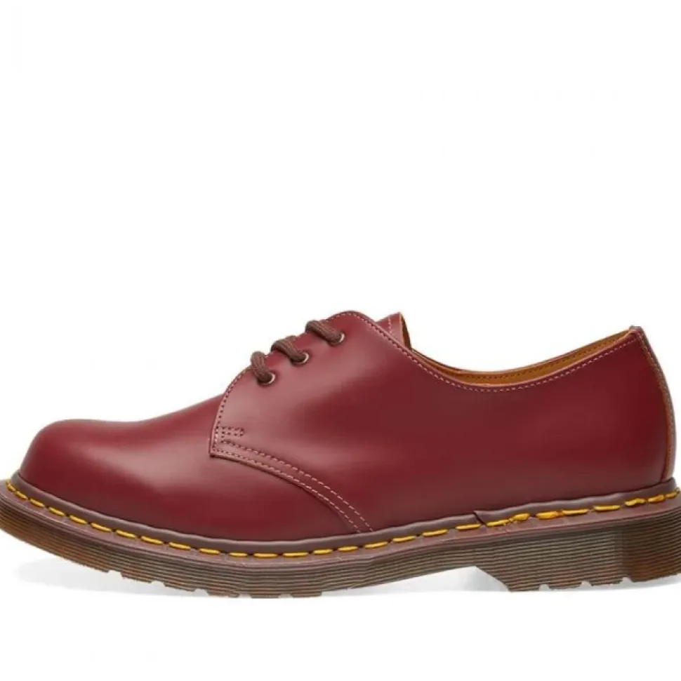 Vintage 1461 Made In England Oxblood Sko i Lær
