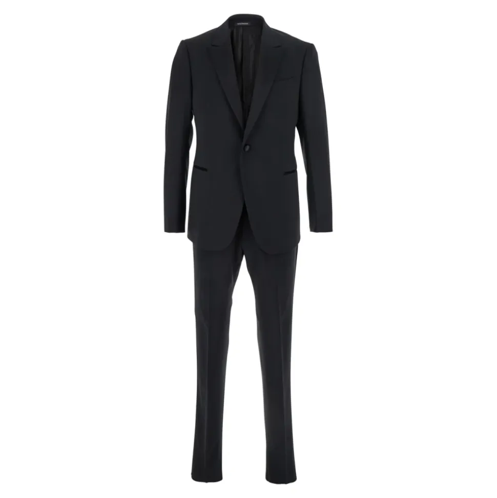 Virgin Wool Stretch Suit