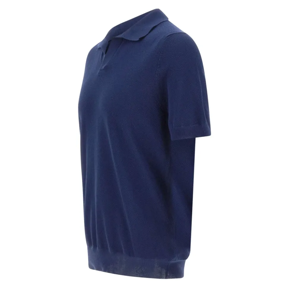 V-neck Polo-Collar T-skjorte