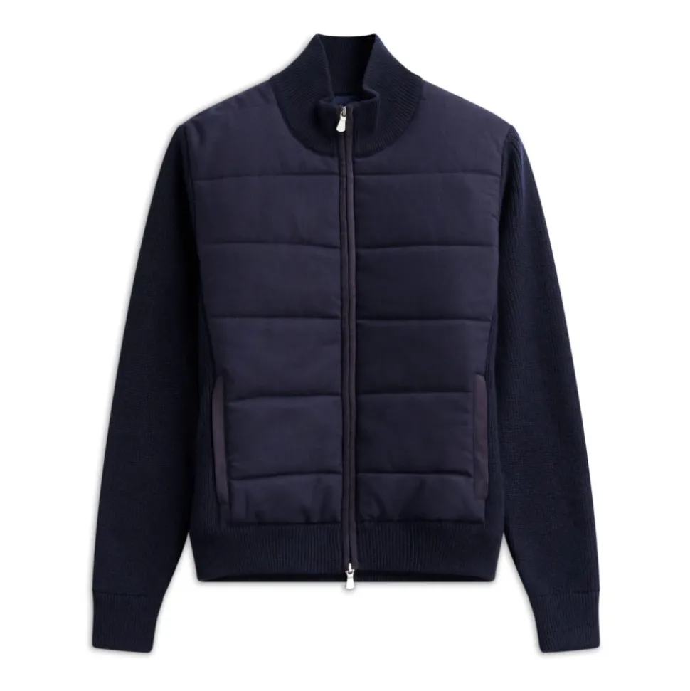 Wool Padded Zip Jacket